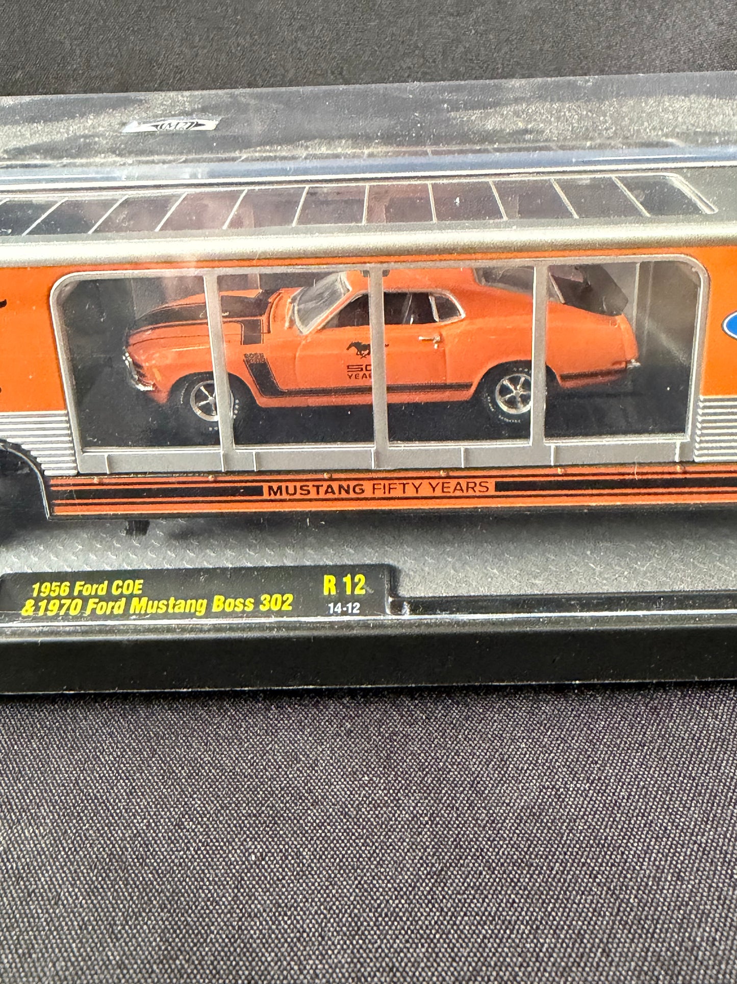 1956 Ford COE & 1970 Ford Mustang Boss 302 — Die-Cast R12 Premium Edition