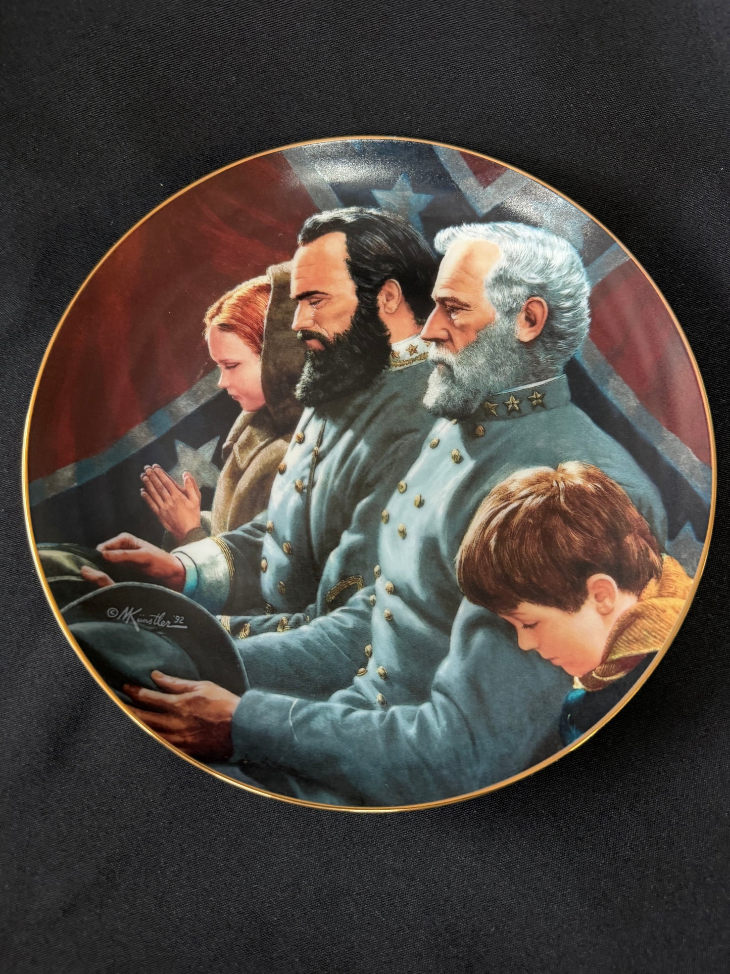 Danbury Mint Collectibles Plate: "The Generals were Brought to Tears"