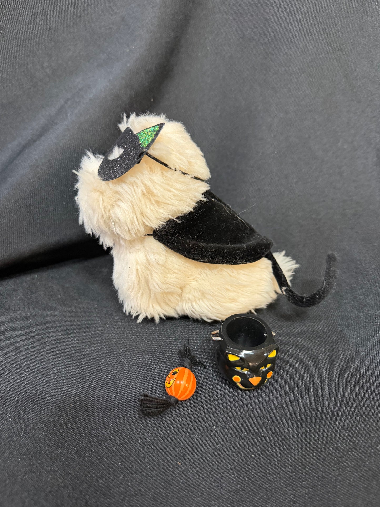 American Girl Doll "Coconut" Dog — with Halloween Cat Costume