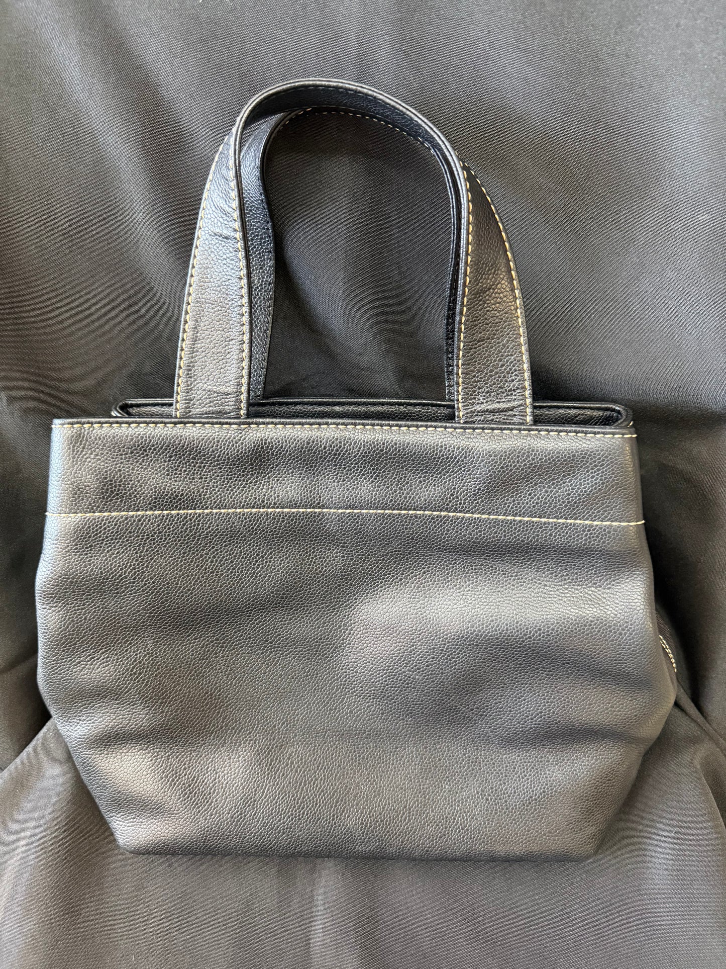 Chanel Executive Caviar Leather Tote with Turnlock (Like New)