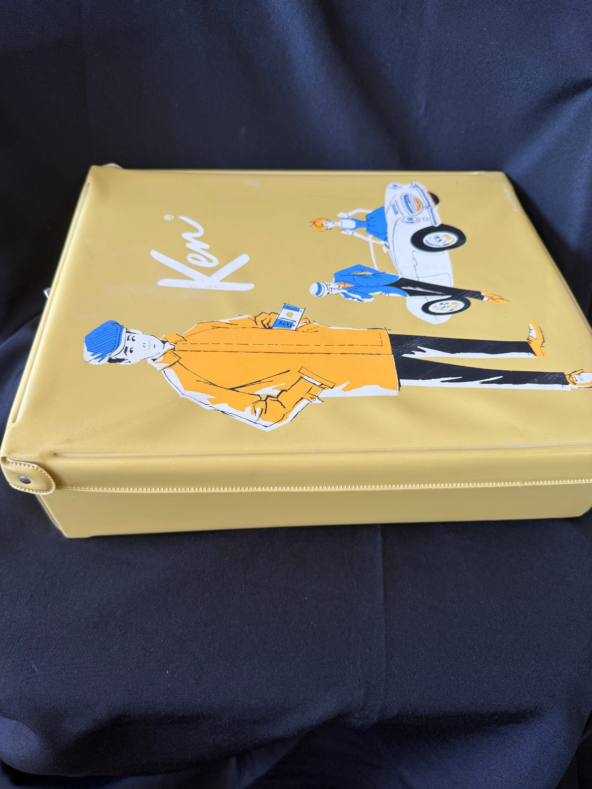 1962 Mattel Ken Carry Case - with Ken Tuxedo Outfit #787 & Accessories