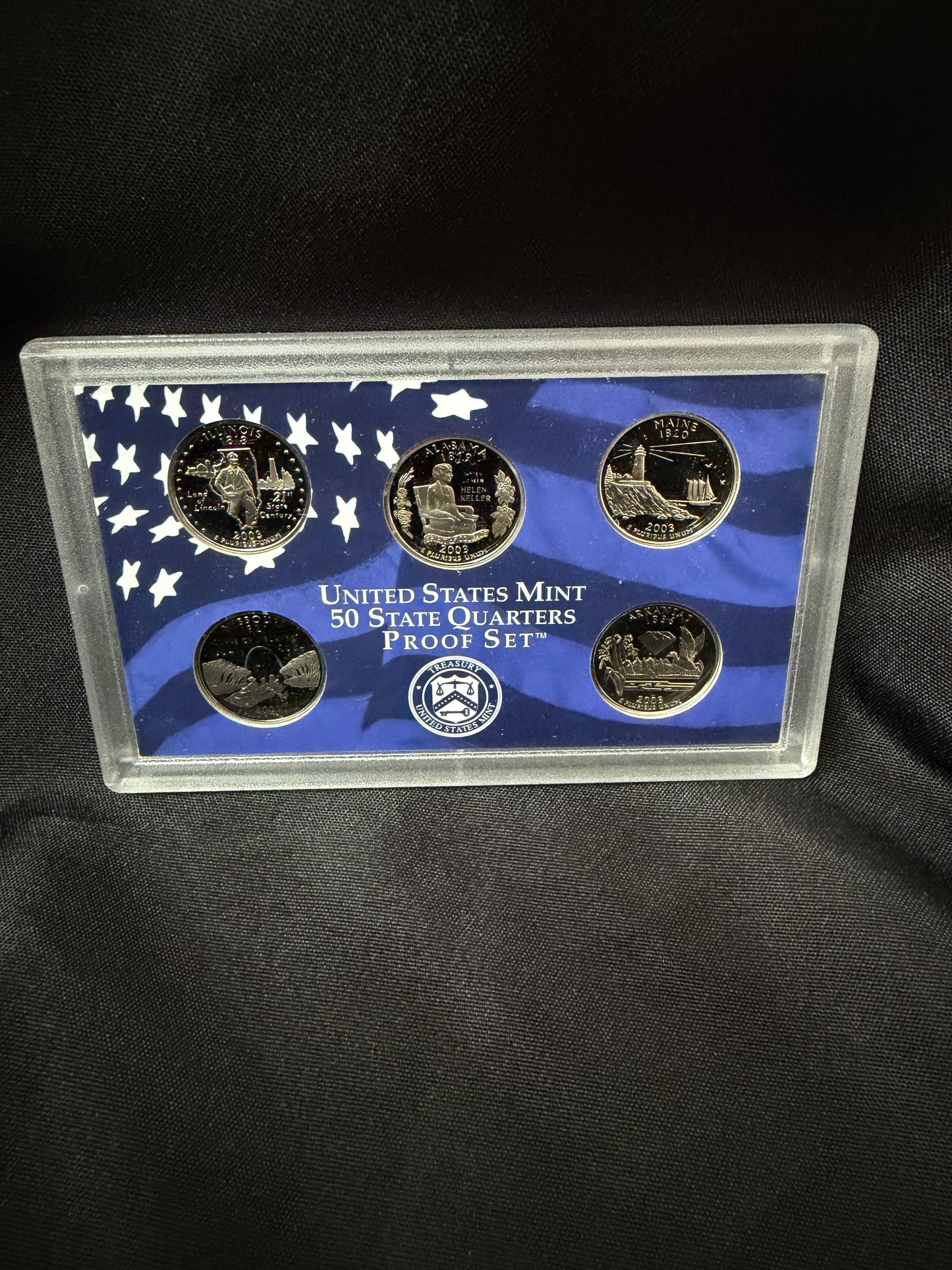 United States Mint 50 State Quarters Proof Set - 2003