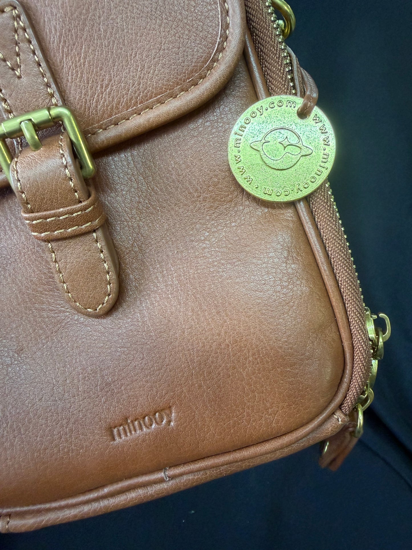 Minooy Naya Small Crossbody Bag - brown