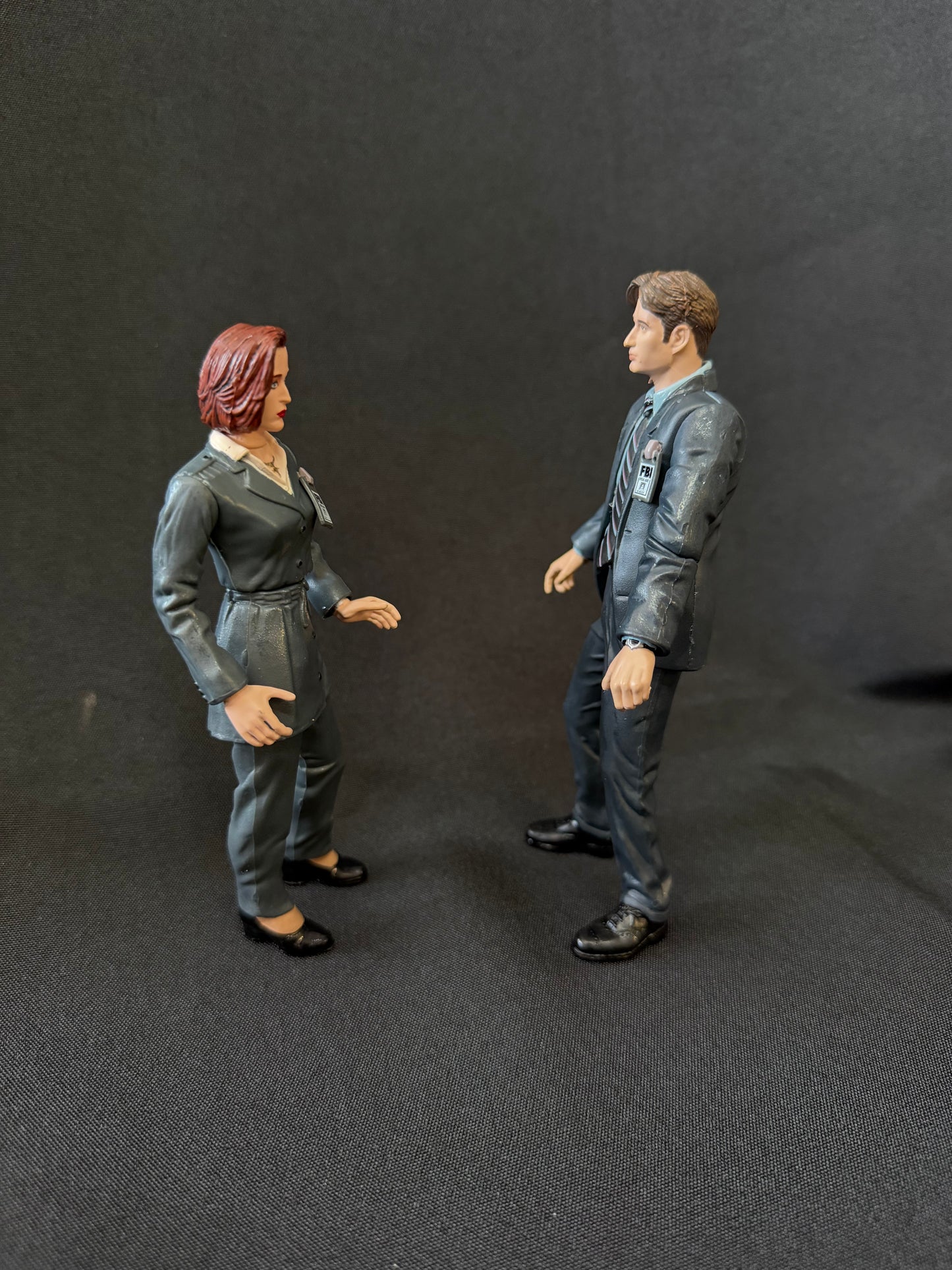 X-Files — Fox Mulder & Dana Scully Action Figure Set (1998)