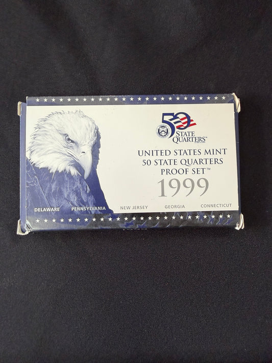 United States Mint 50 State Quarters Proof Set - 1999