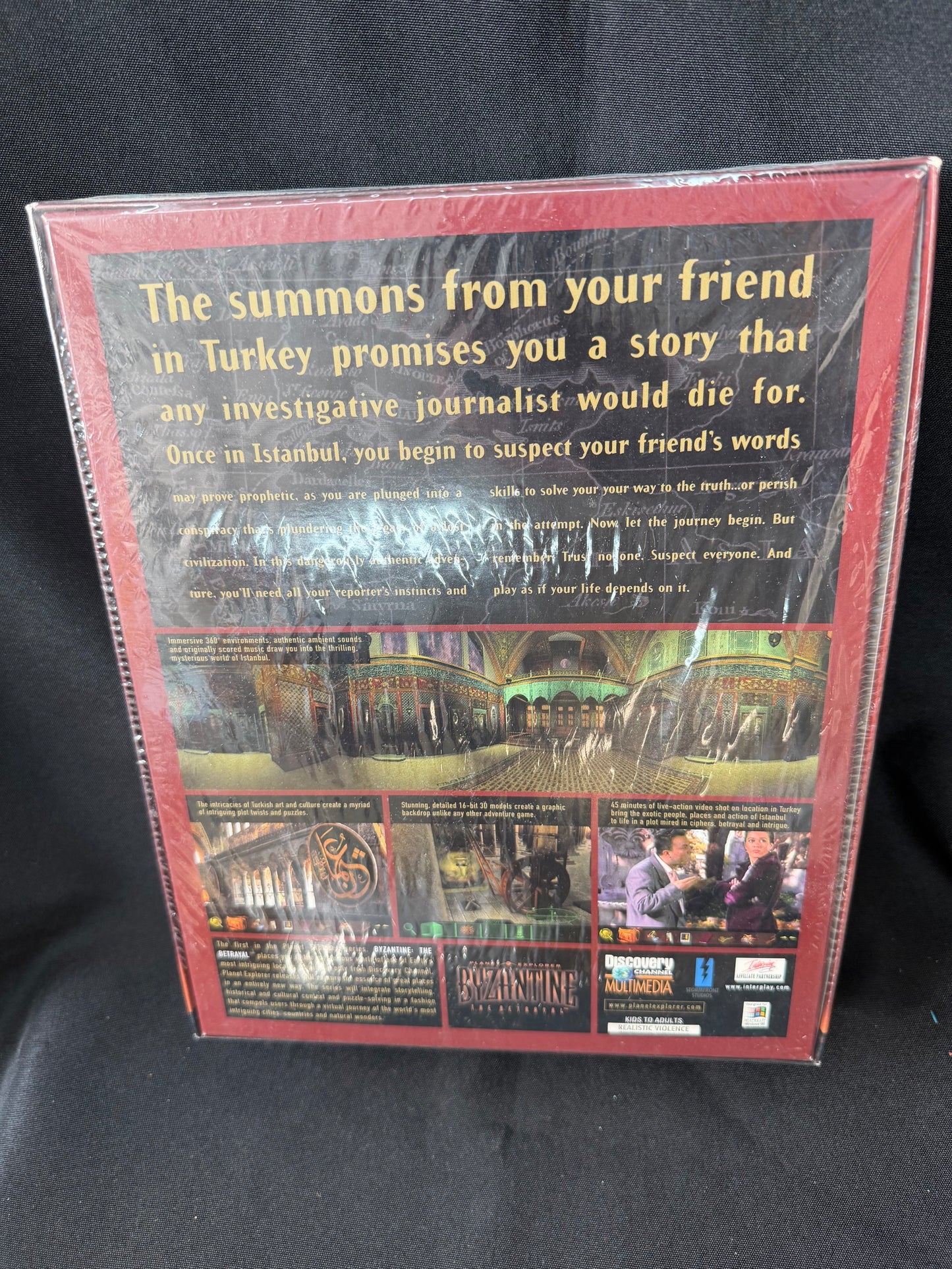 Byzantine: The Betrayal (PC, 1997, CD-ROM) Big Box Game CIB