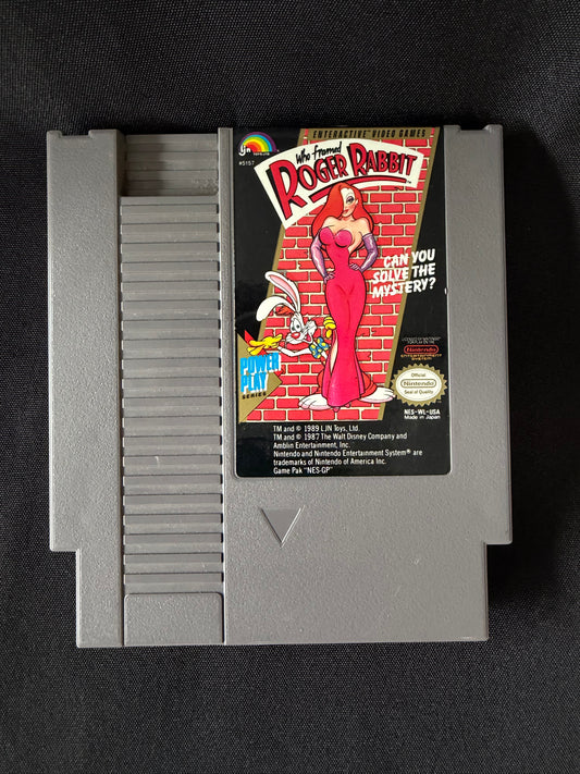 Who Framed Roger Rabbit — Nintendo NES (1989: Tested & Working)