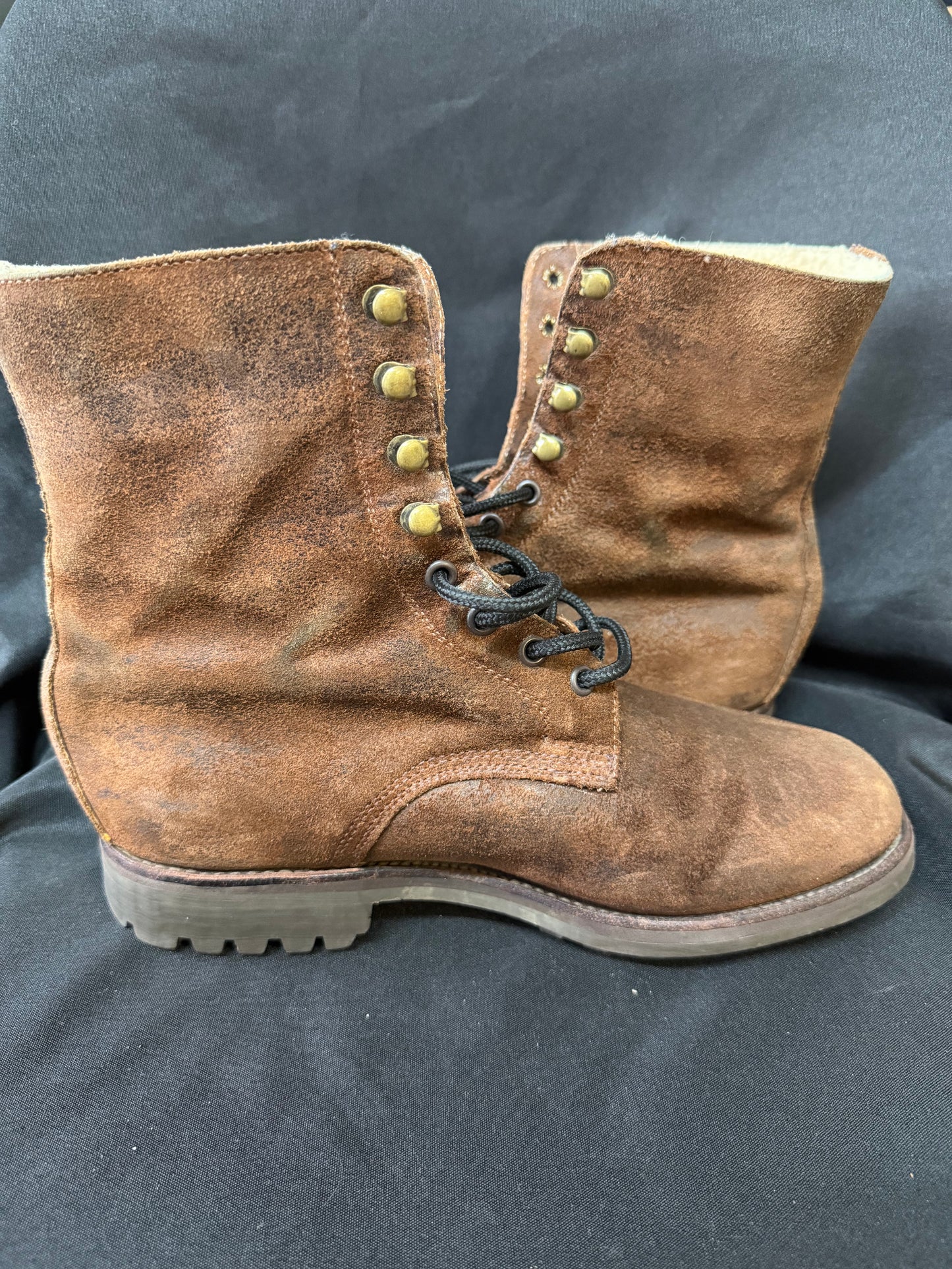Ralph Lauren Lace-up Leather Work Boots