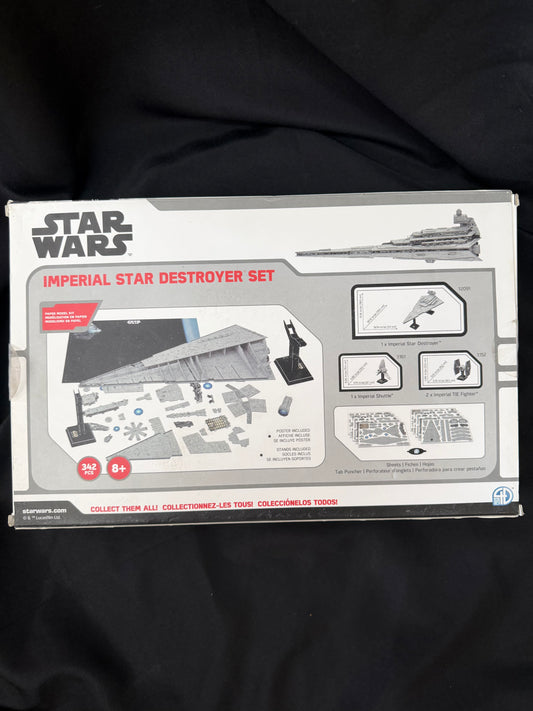Star Wars — Imperial Star Destroyer Paper Model Kit (342 Pieces)