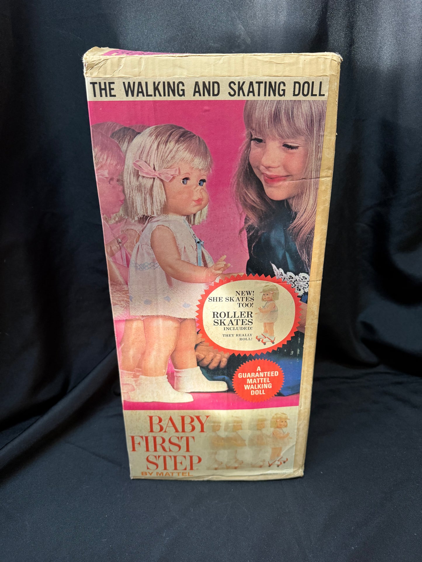 1964 Mattel "Baby First Step" Doll - original box