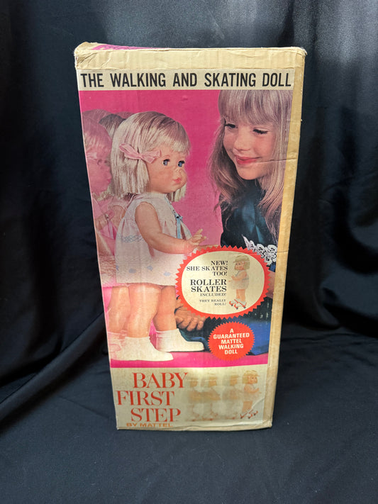 1964 Mattel "Baby First Step" Doll - original box
