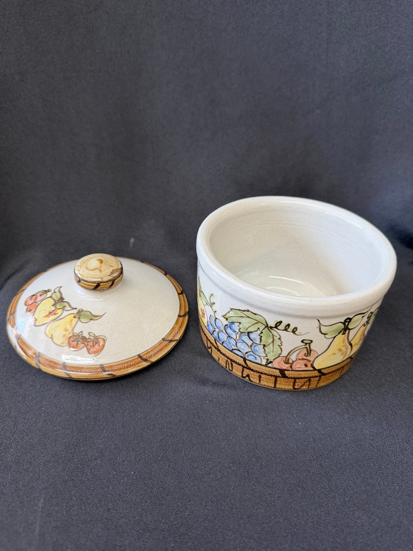 Louisville Stoneware Cookie Jars - Set of 2 Made in Kentucky