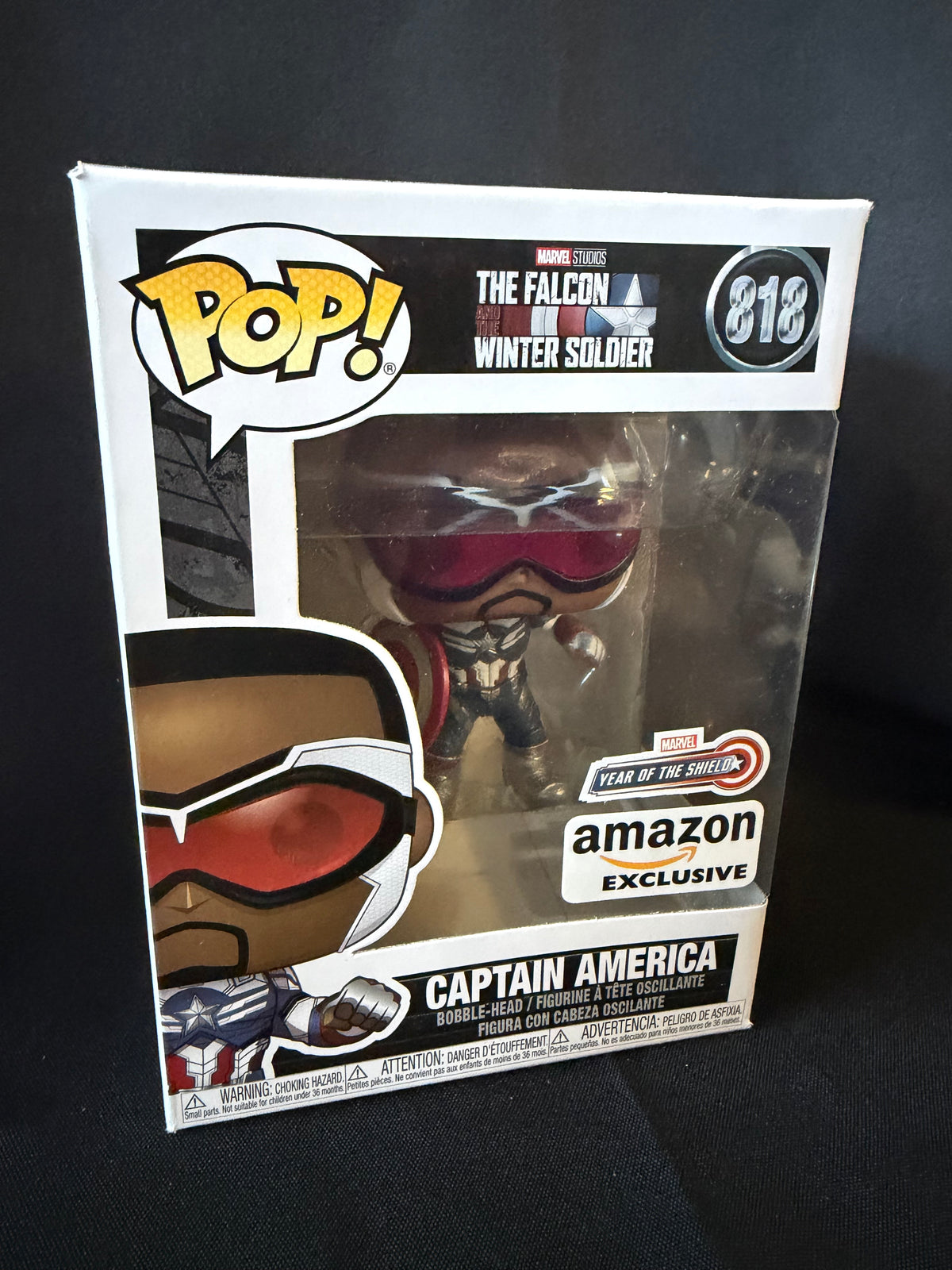 Funko POP! Marvel Studios - The Falcon and the Winter Soldier Captain America #818