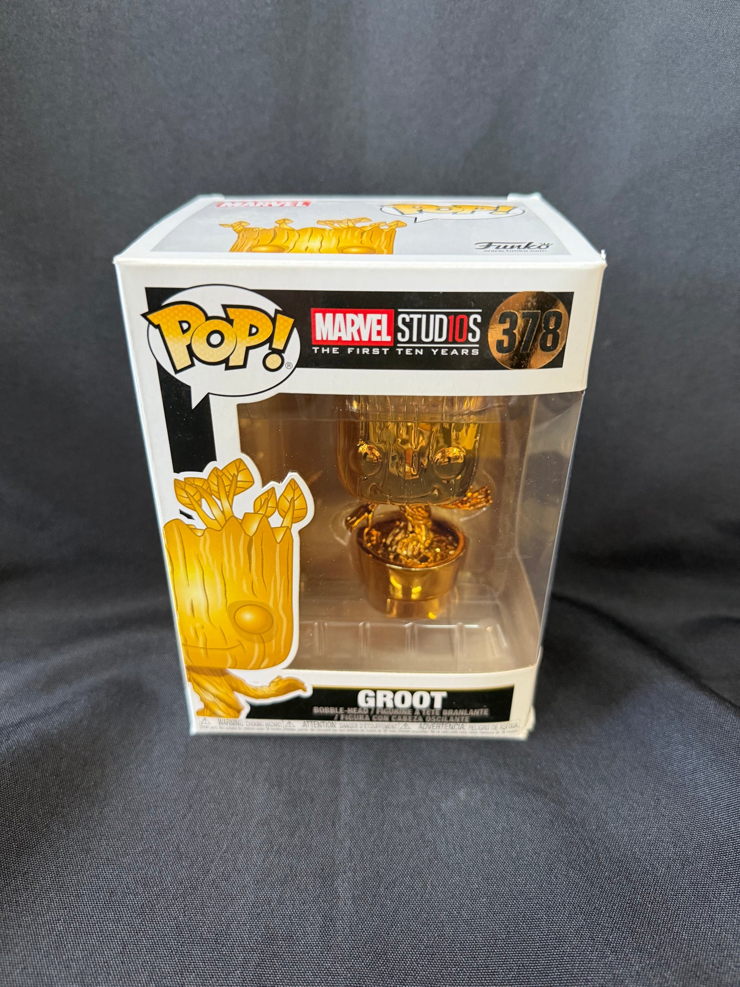 Funko Pop! Marvel Studios — Gold Groot #378
