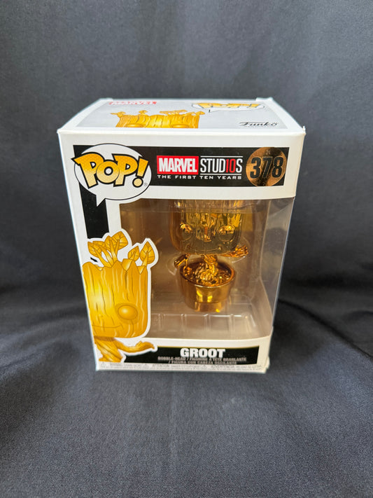 Funko Pop! Marvel Studios — Gold Groot #378