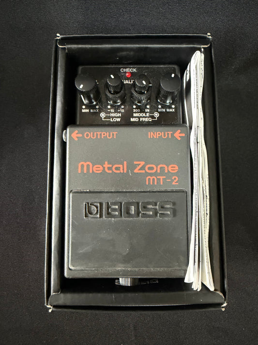 Boss MT-2 Metal Zone Distortion Guitar Effects Pedal