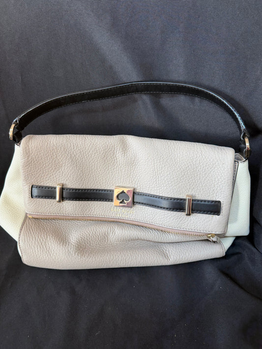 Kate Spade Houston Street Maria Leather Crossbody, Clocktower (Taupe)