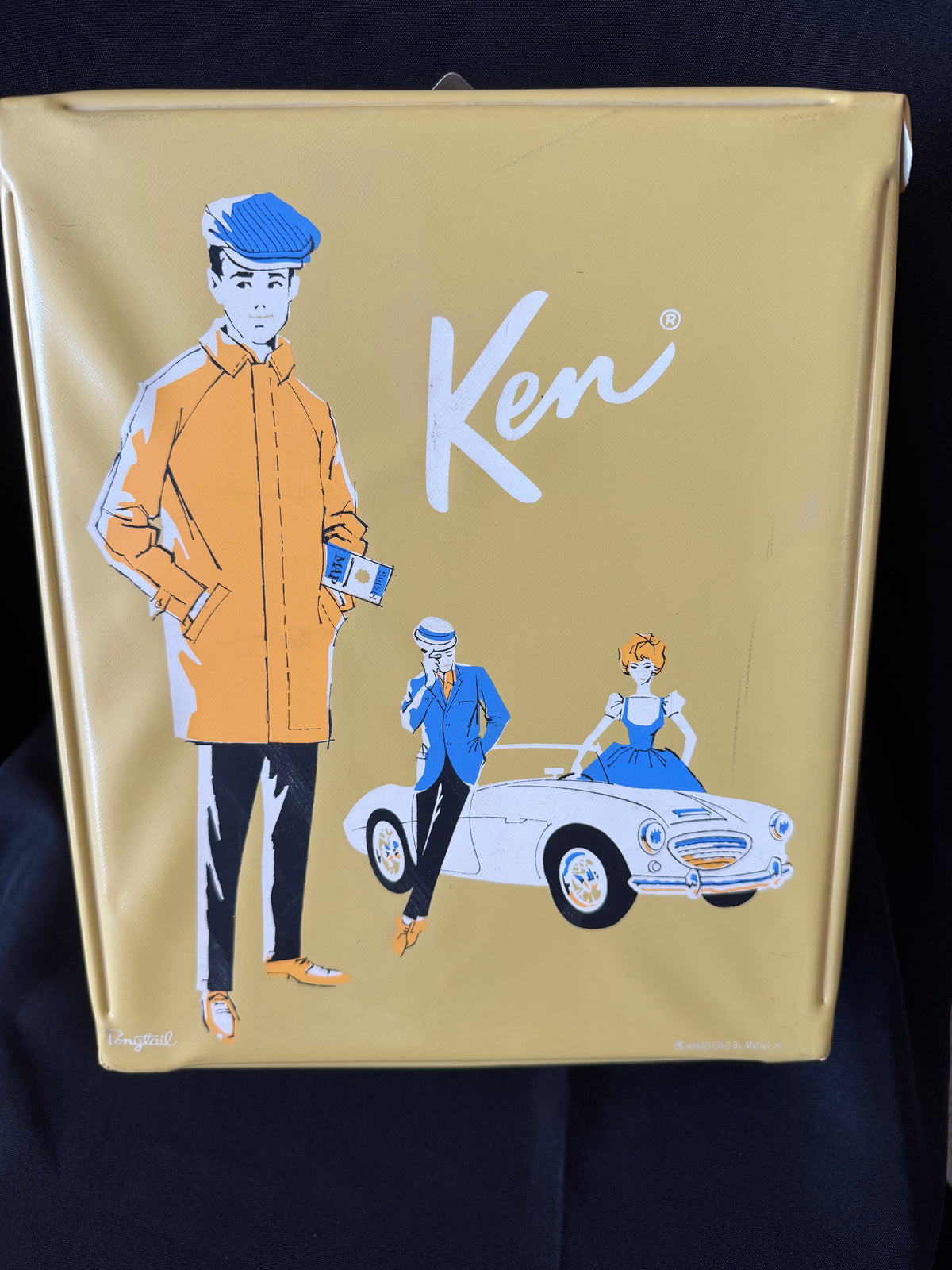 1962 Mattel Ken Carry Case - with Ken Tuxedo Outfit #787 & Accessories