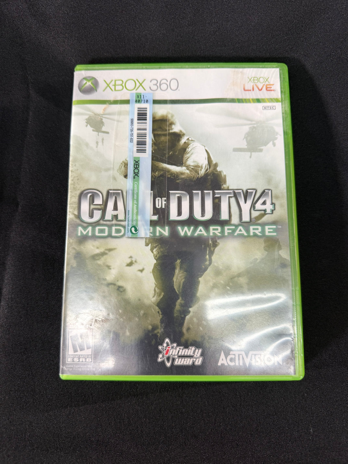 Call of Duty 4: Modern Warfare (Xbox 360, LIVE)