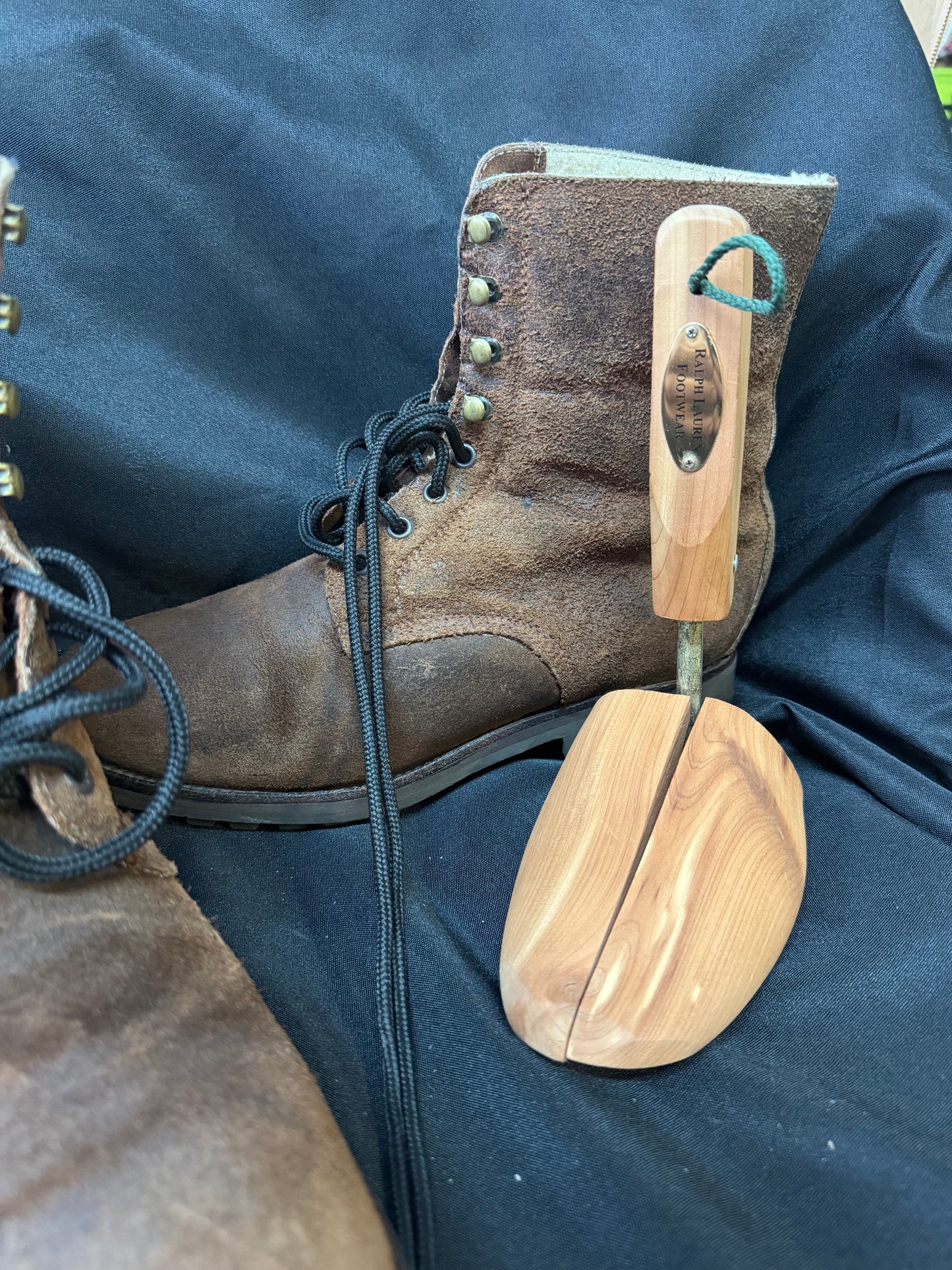 Ralph Lauren Lace-up Leather Work Boots