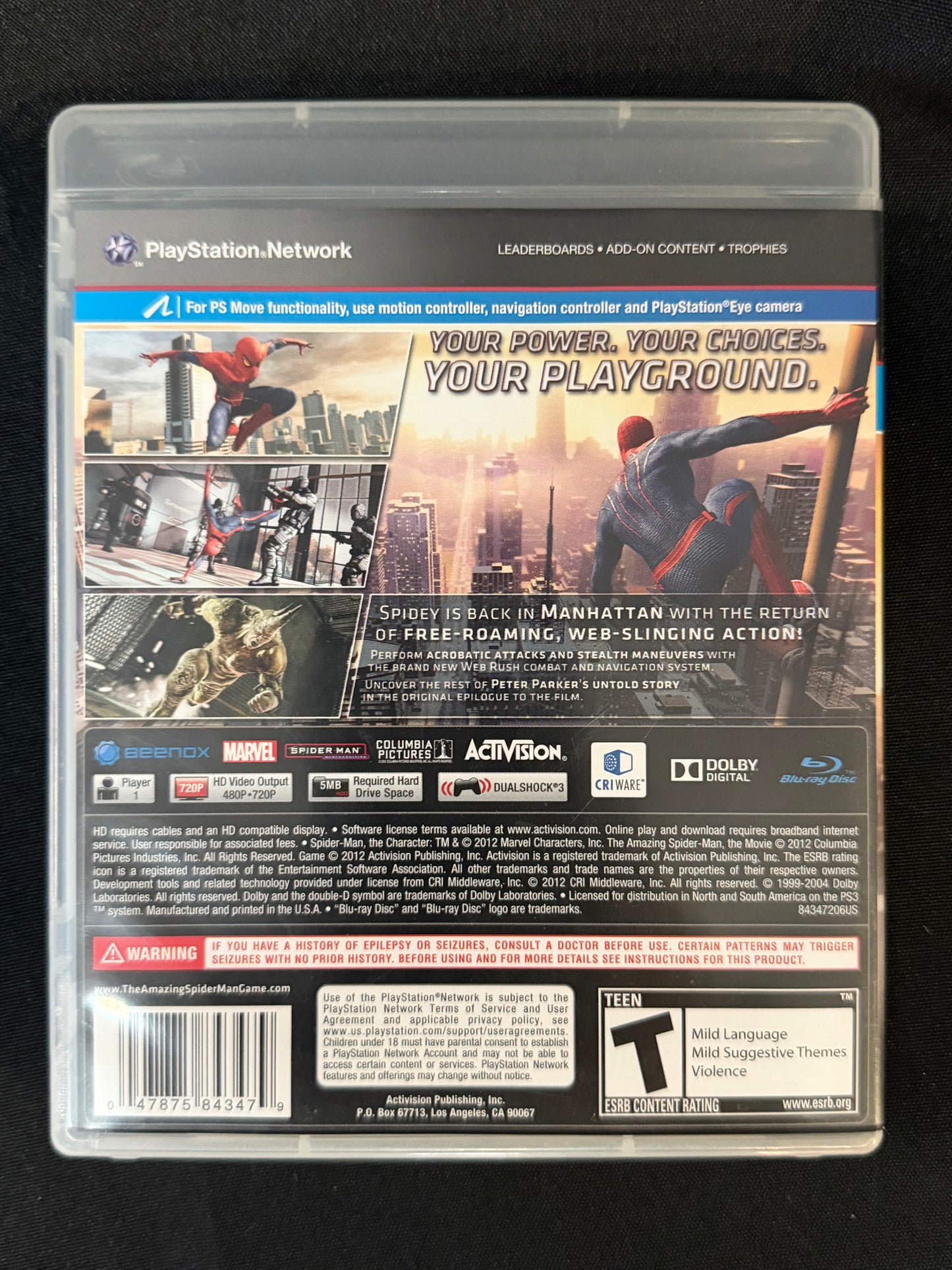 The Amazing Spider-Man - PS3