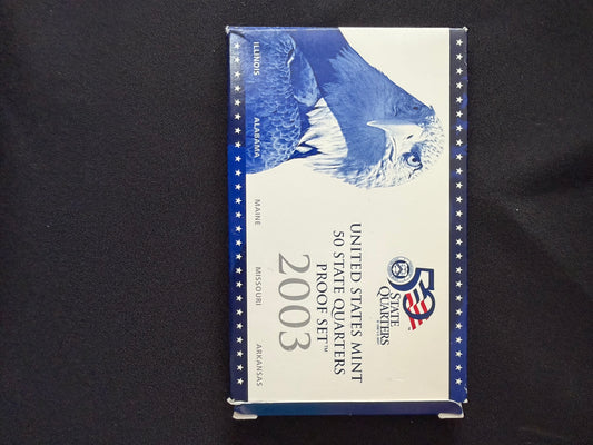 United States Mint 50 State Quarters Proof Set - 2003