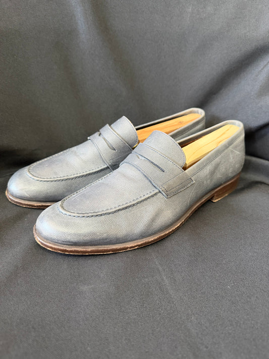 Fratelli Rossetti — Light Blue Leather Loafers (Size 7.5)