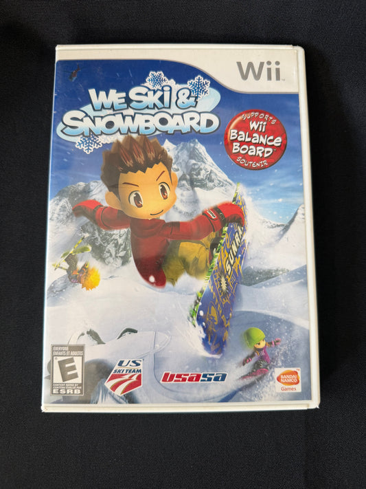 We Ski & Snowboard - Nintendo Wii Game