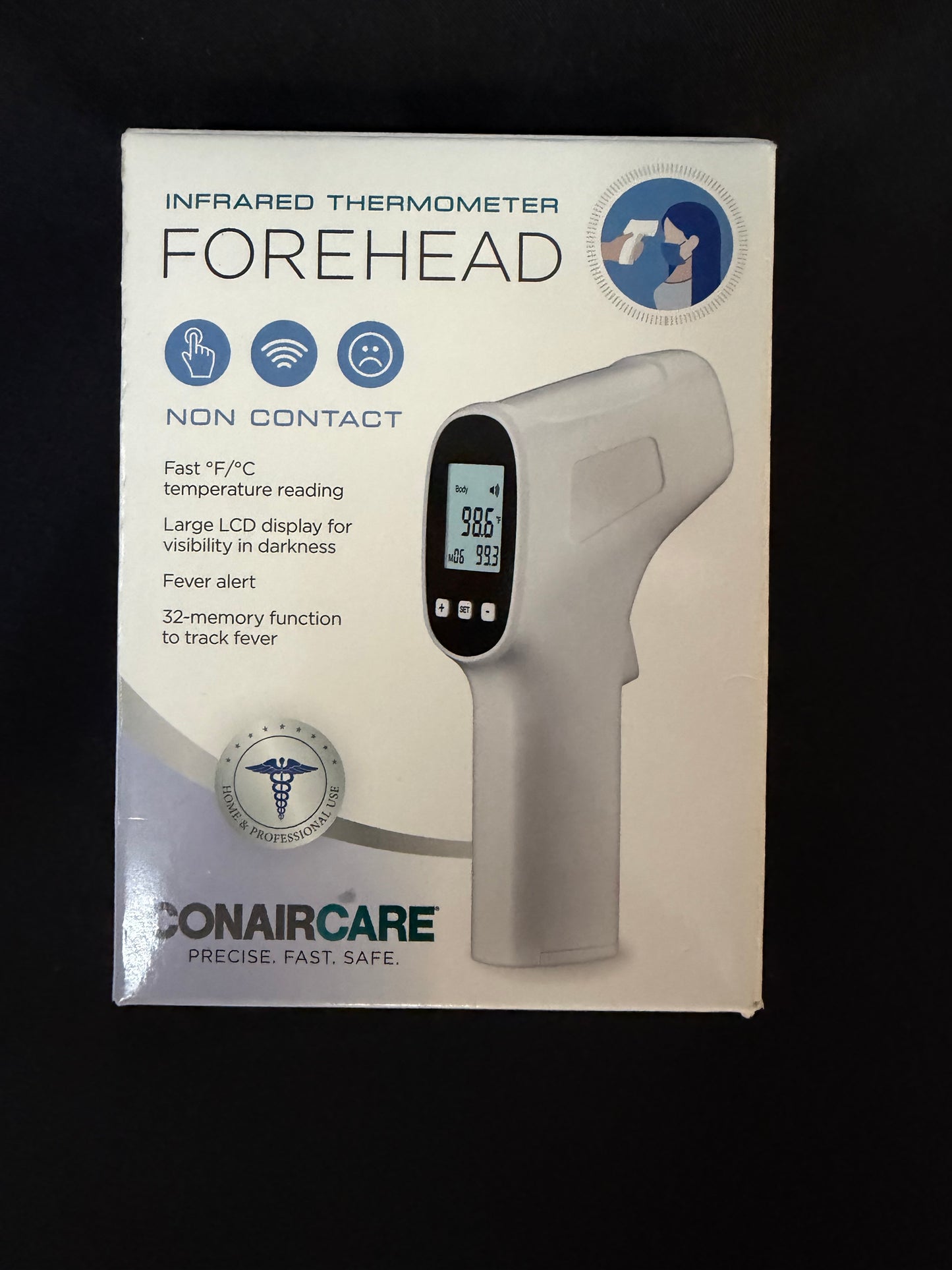 ConairCare Infrared Thermometer for Forehead - tested