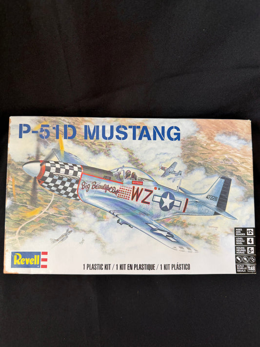 Revell 1:48 P-51D Mustang WWII USAAF Fighter Aircraft Model Kit