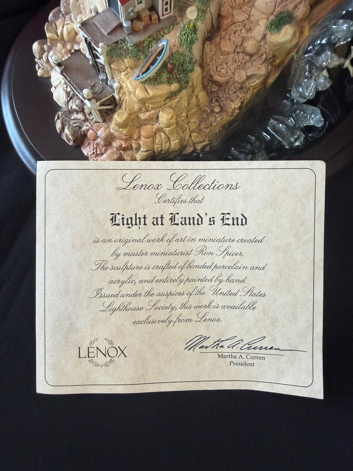 Lenox — “Light at Land’s End” Lighthouse Decorative Collectible (1998)