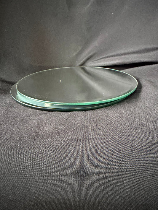 Glass Mirror Plate set of 2