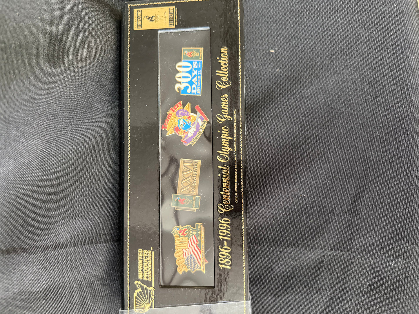 1896 - 1996 Centennial Olympic Games Pins Collection (set of 5)