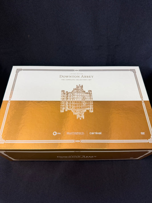 Downton Abbey — Complete Collector's Set DVD Box with Butler's Bell & Coasters