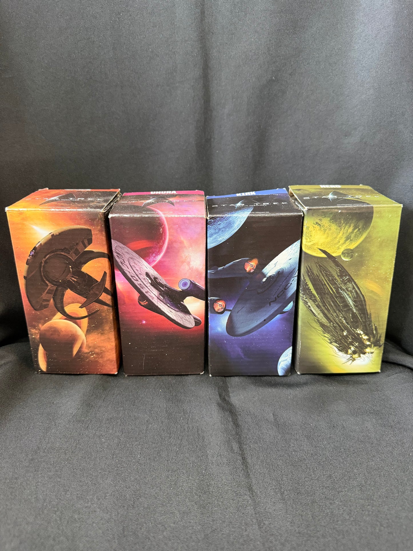 2008 Star Trek Movie Set Of 4 Collectible Drinking Glasses - Original Packaging