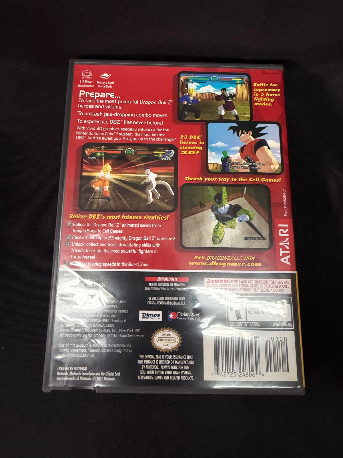 Dragon Ball Z Budokai (Nintendo Game Cube)