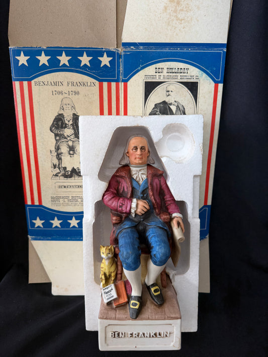 Benjamin Franklin 1976 McCormick Bicentennial Series Decanter