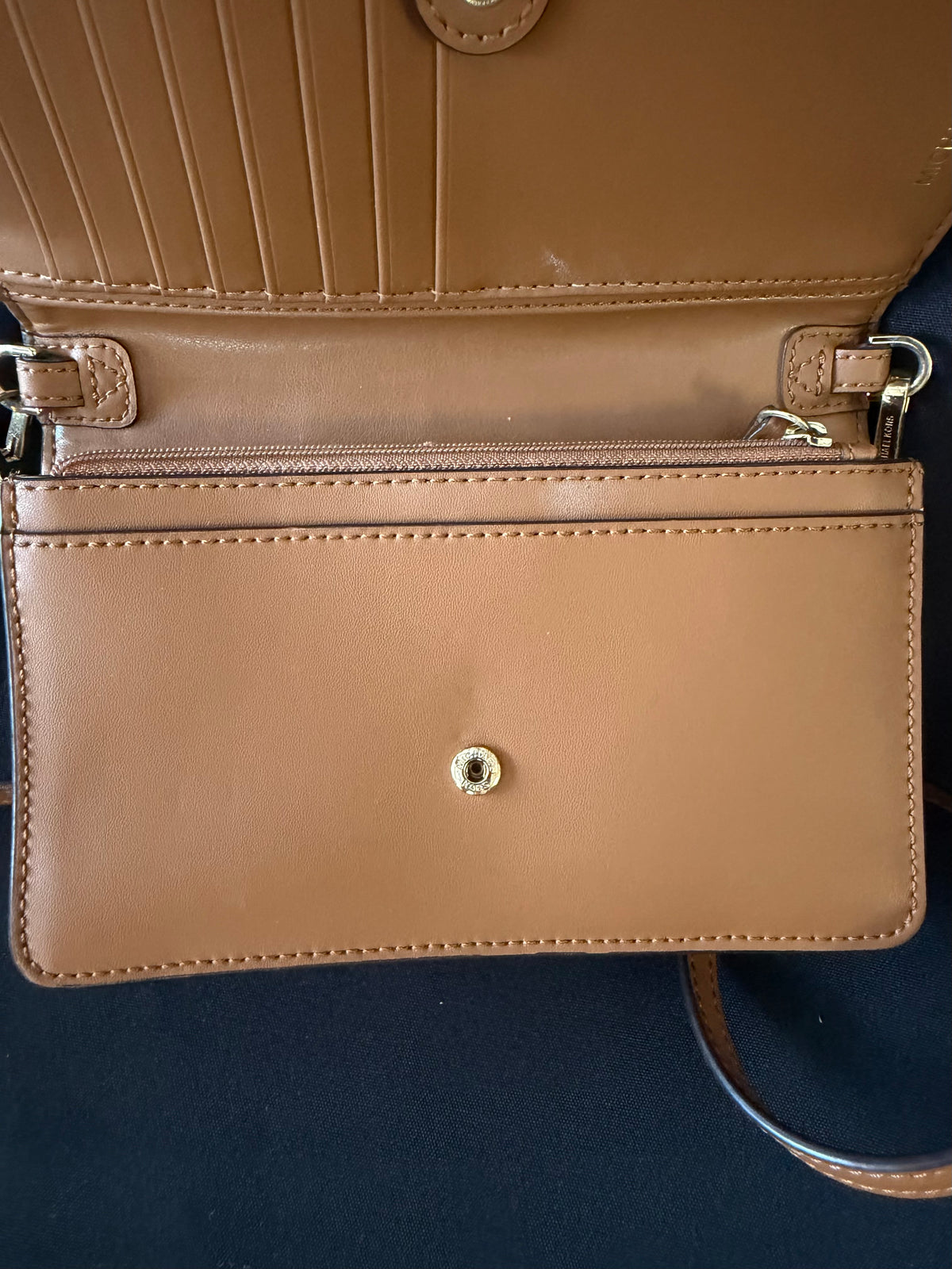 Michael Kors — Jet Set Charm Small Crossbody Bag, Brown Acorn