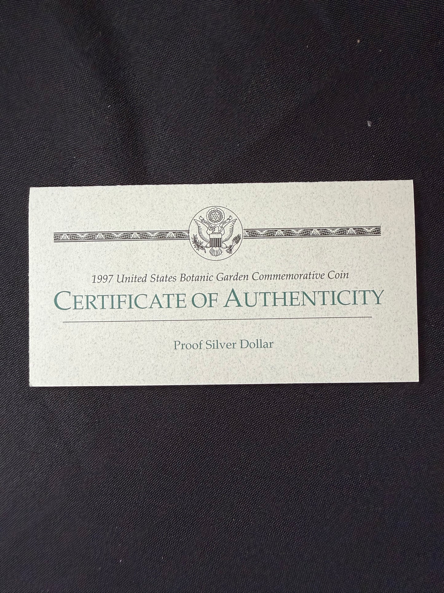 United States Botanic Garden Commemorative Coin - 1997