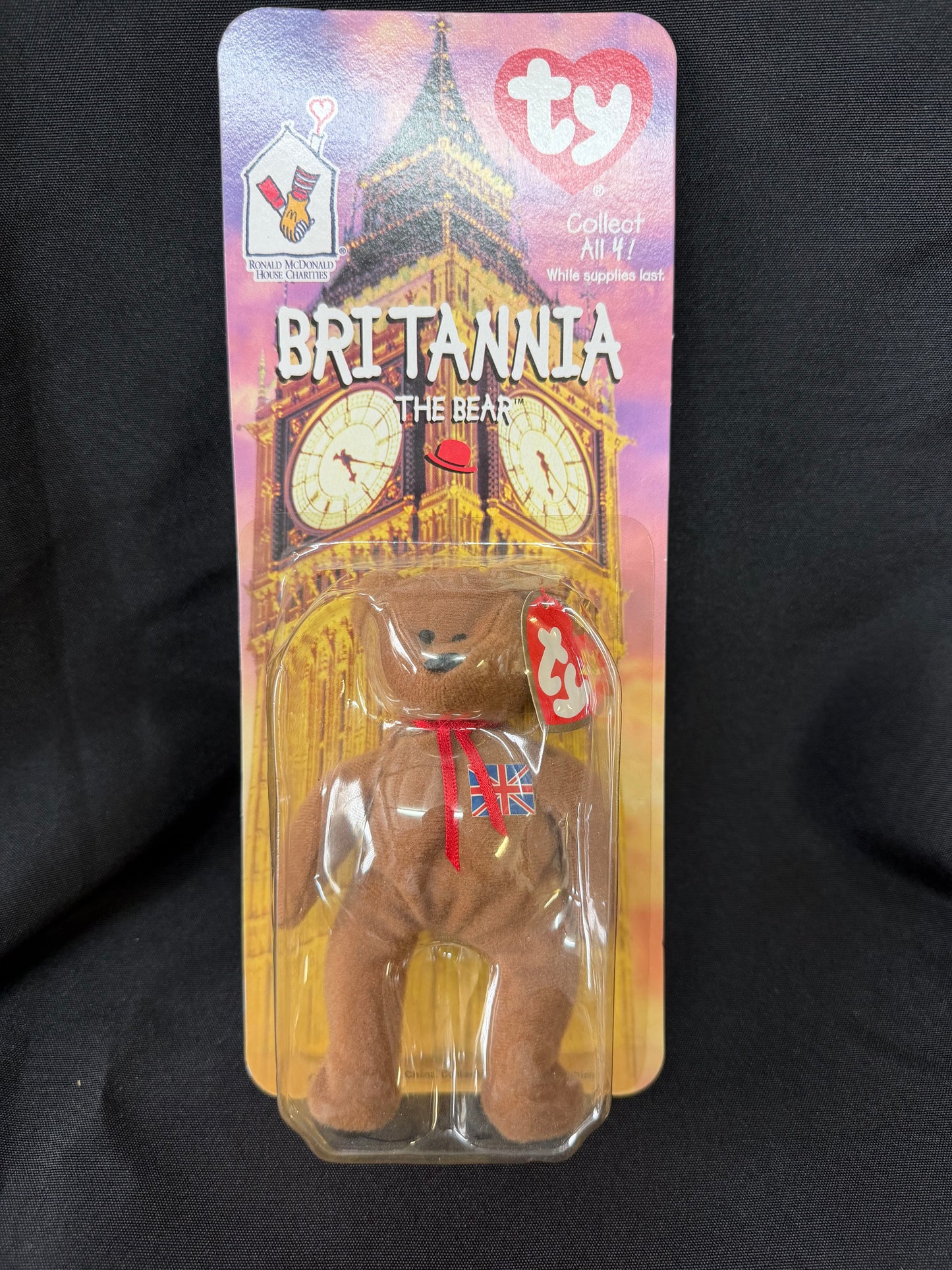 1999 Brittania the Bear Ty House Toy - by Ronald McDonald