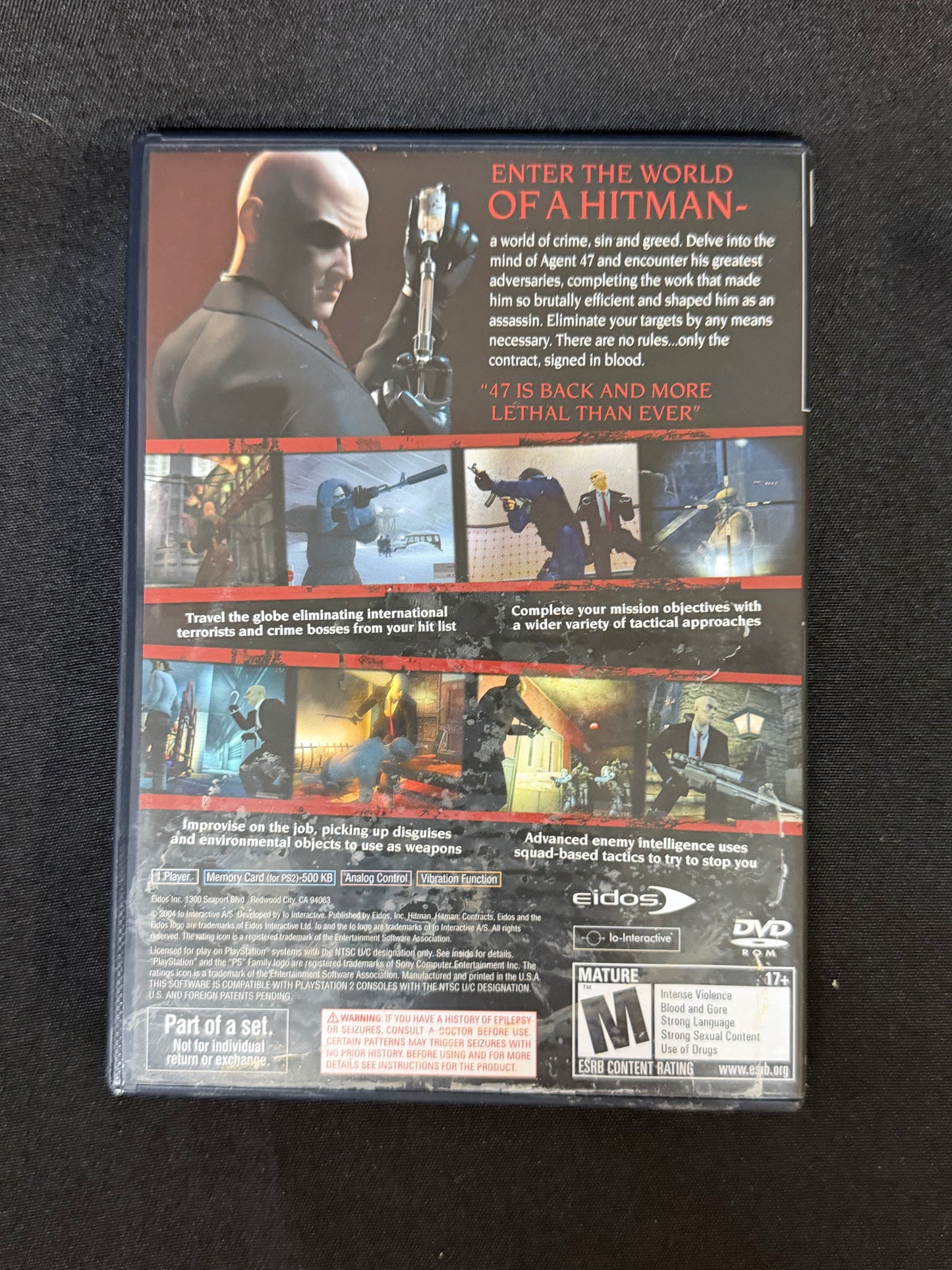Hitman Trilogy — PlayStation 2 (PS2)