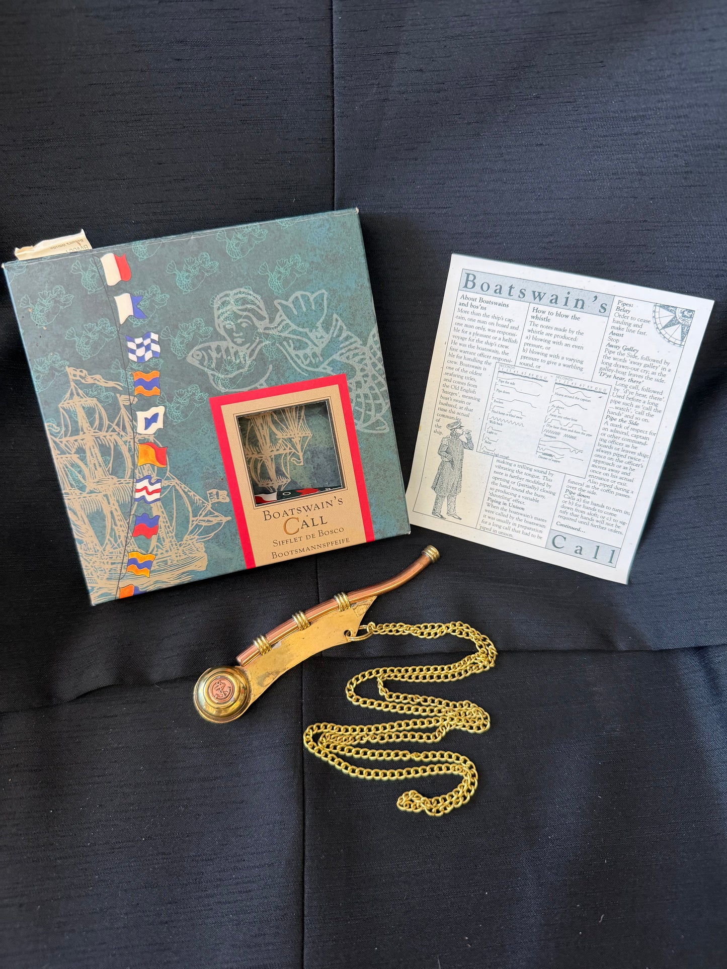 Boatswain's Call: Historic Bosun Whistle
