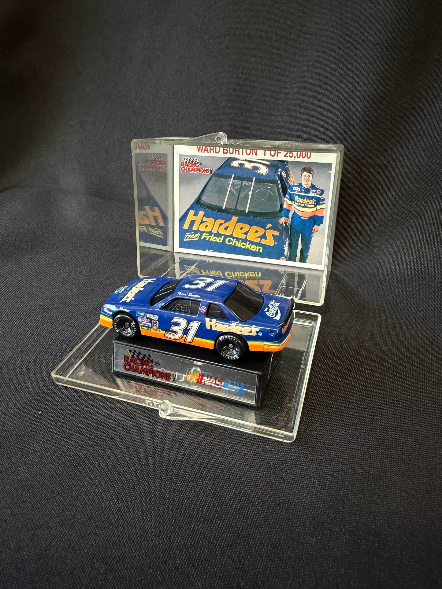 Racing Champions Die-Cast – Ward Burton #31 Hardee’s Chevrolet Lumina NASCAR