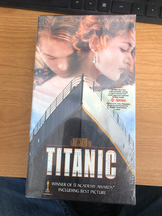 Sealed Oscar Winner "Titanic" VHS