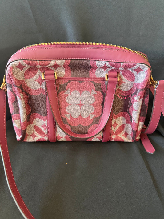 Kate Spade — Flower Monogram Eleanor Medium Satchel