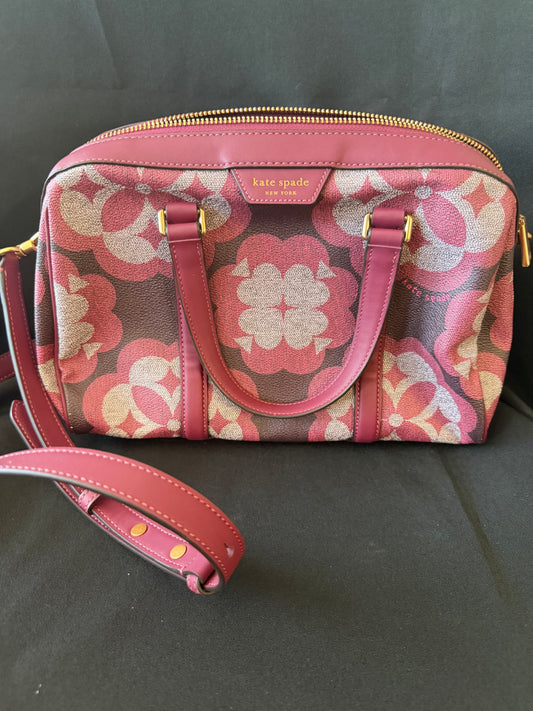Kate Spade — Flower Monogram Eleanor Medium Satchel