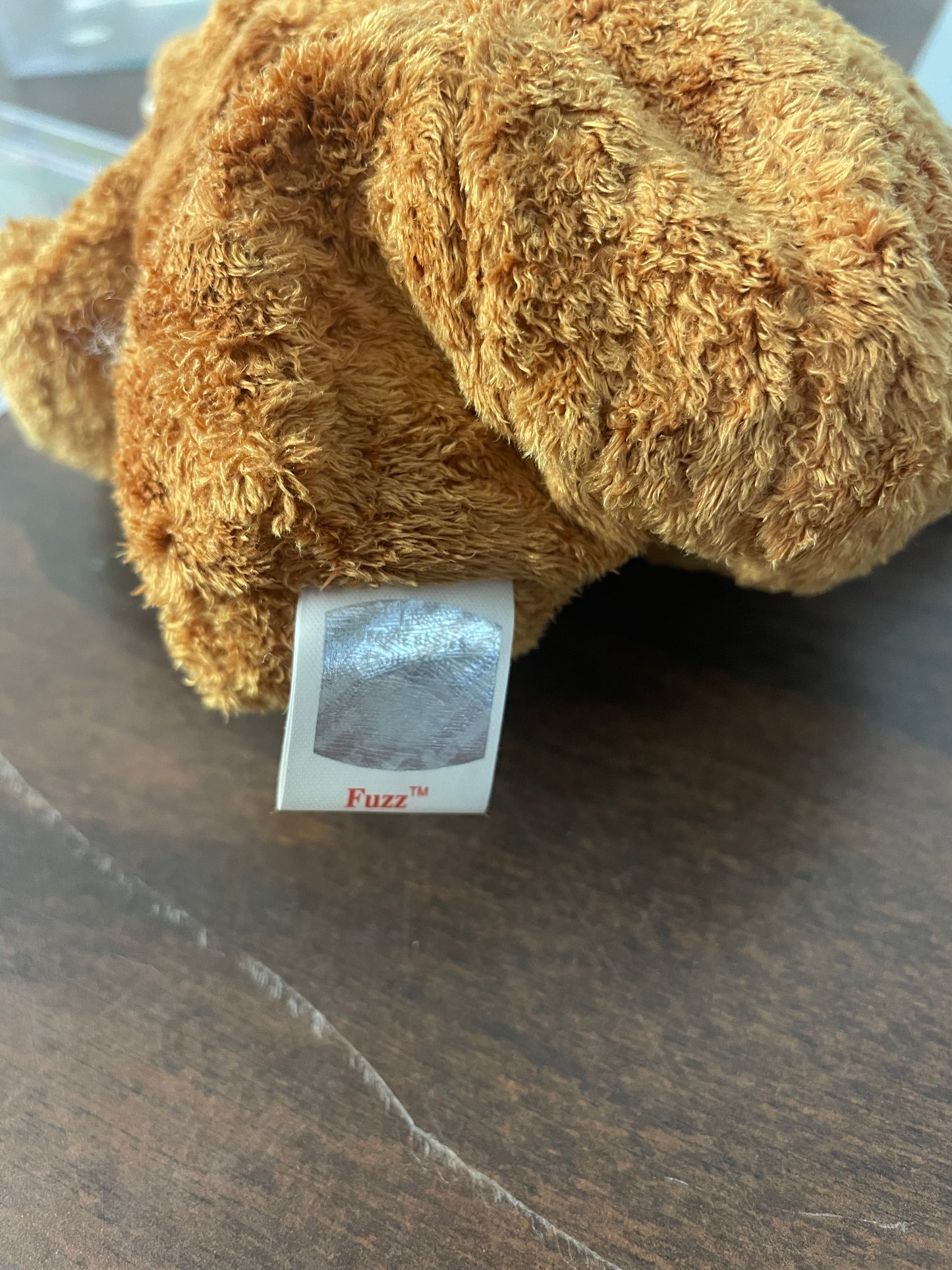 Fuzz the Bear Beanie Baby with Errors