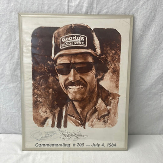 Autographed Richard Petty Poster - Goody's